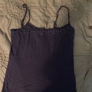 Loft tank top with sparkles